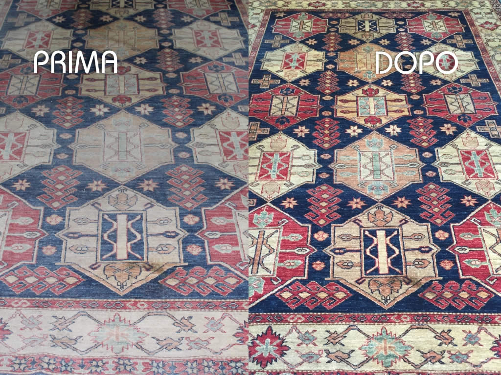 Lavaggio tappeti orientali