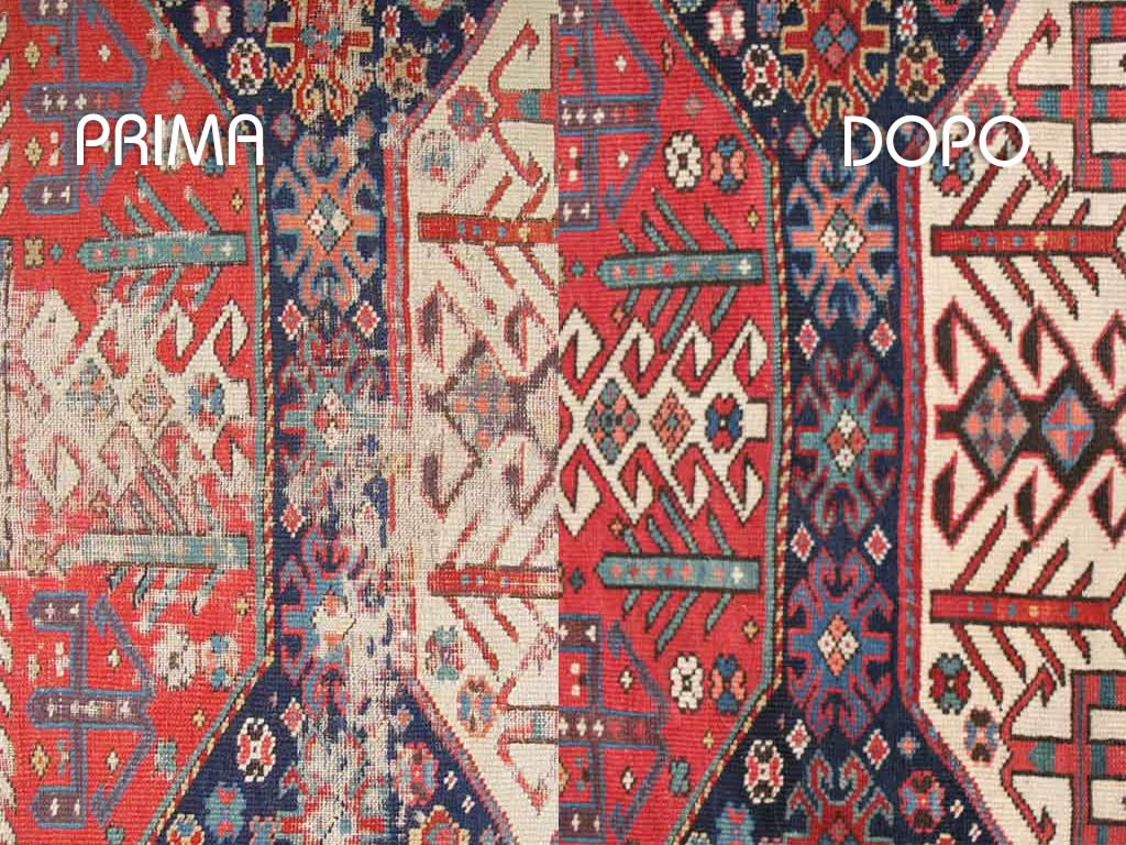 Restauro tappeti orientali